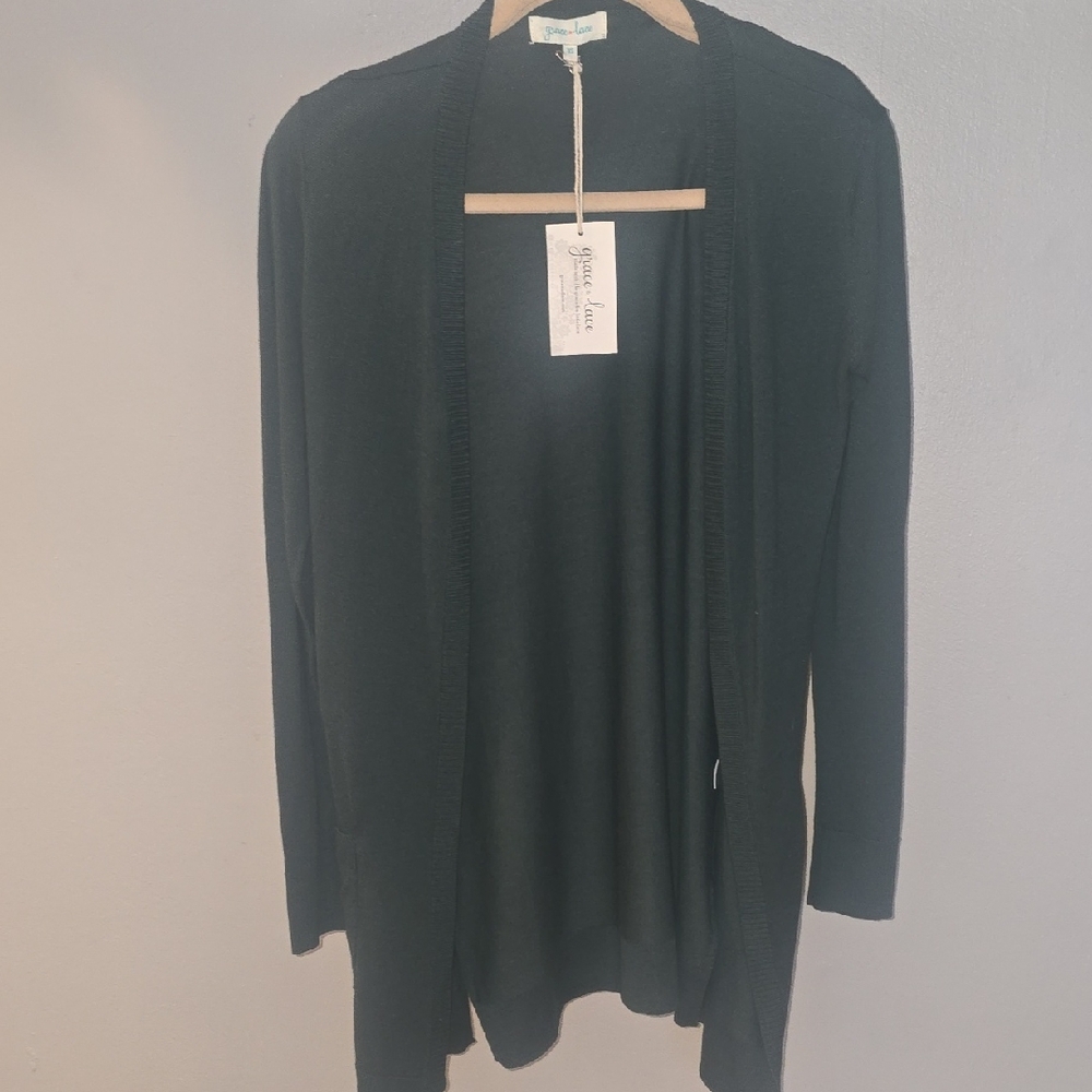 Grace & Lace Everyday Open Front Cardigan